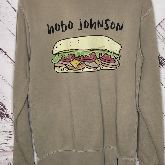 Independent Trading Company Hobo Johnson Hoagie Sandwich Pullover Sweatshirt - Picture 2 of 5